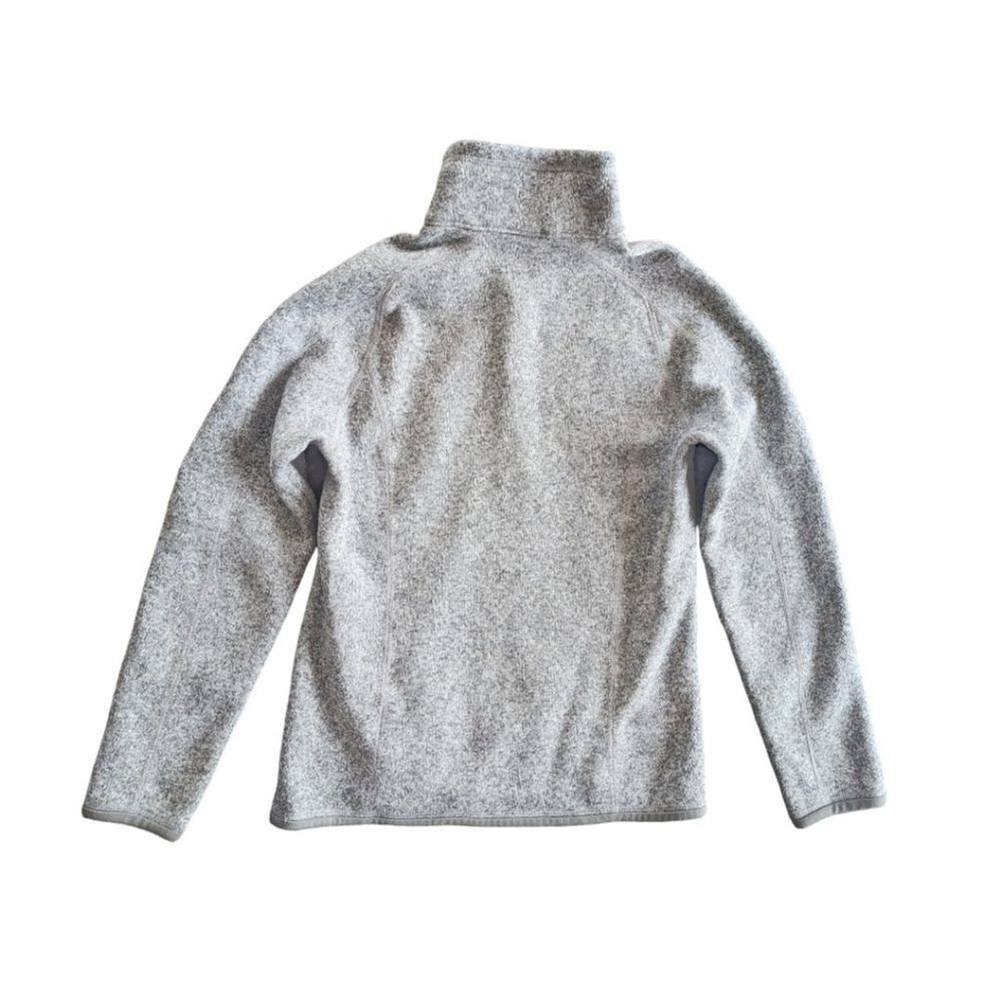 Patagonia Quarter Zip Pullover Better Sweater Fleece Women's sz S in White Birch - Picture 6 of 14